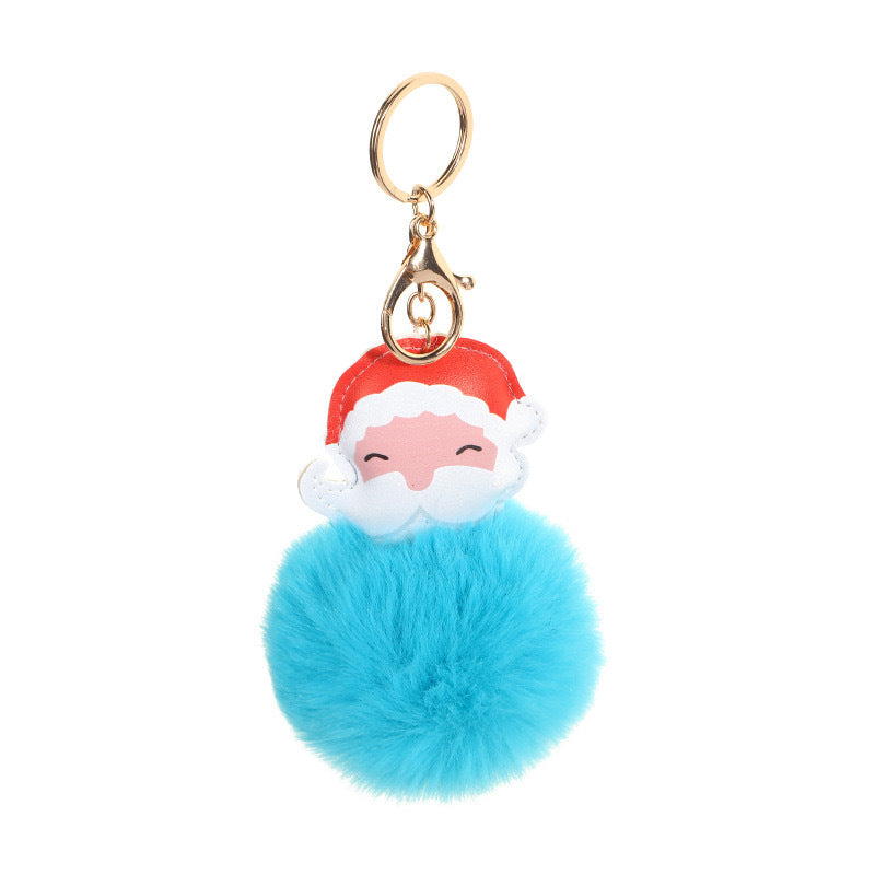 Christmas Ball Environmentally Friendly Leather Santa Claus Plush
