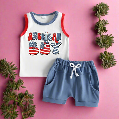 Cotton Independence Day Boys Suits