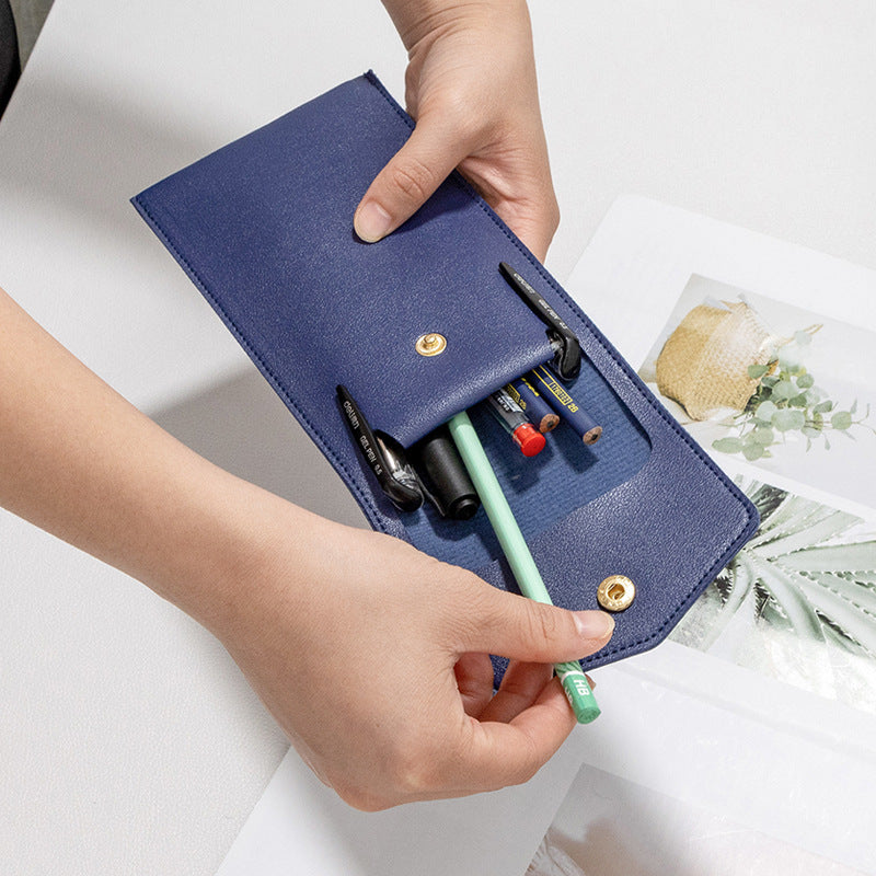 Leather High-capacity Pen Bags