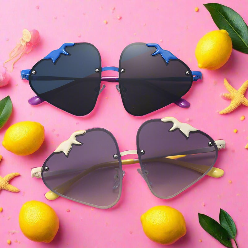 Resin Cartoon Strawberry Sunglasses
