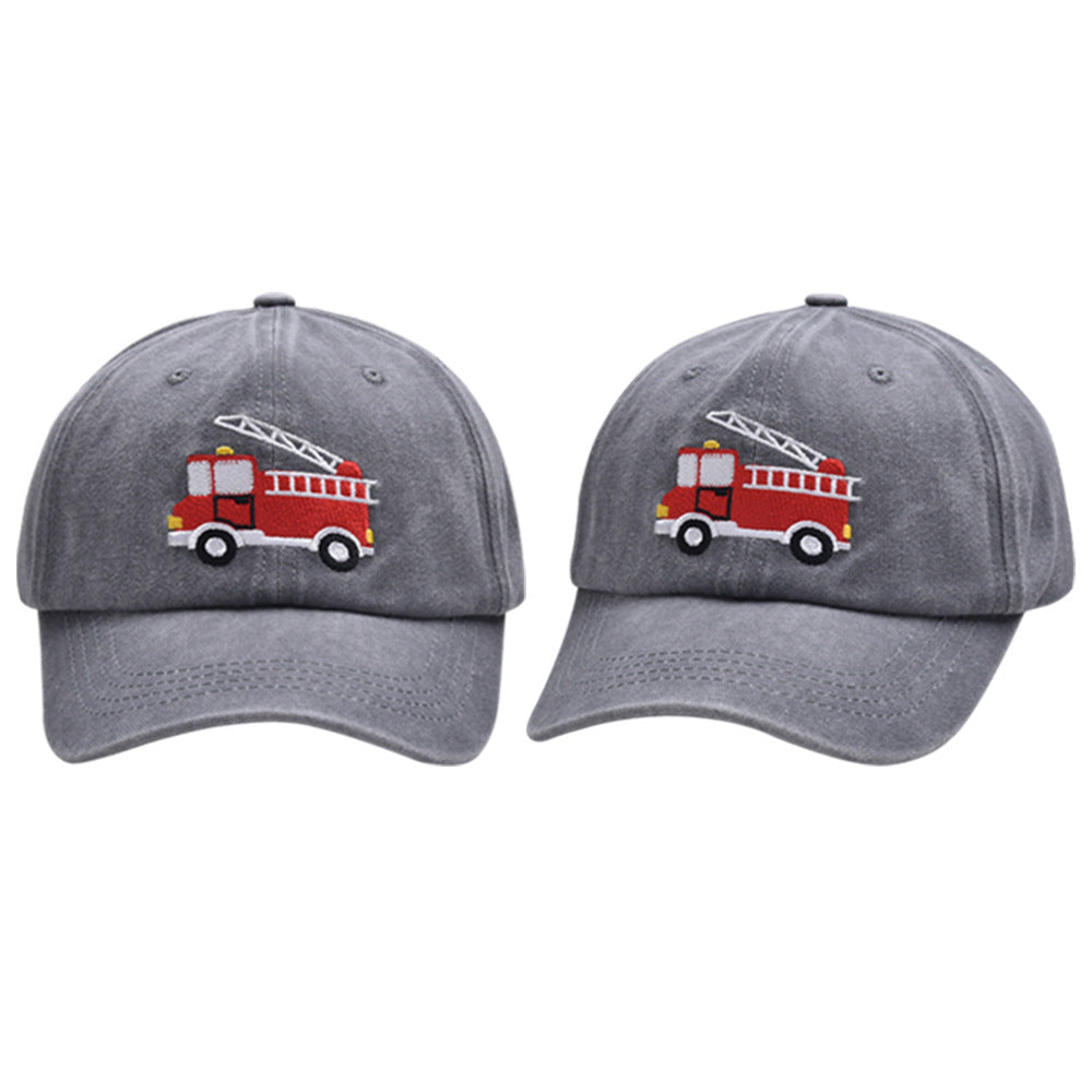 Cotton Embroidered Small Car Children's Baseball Caps