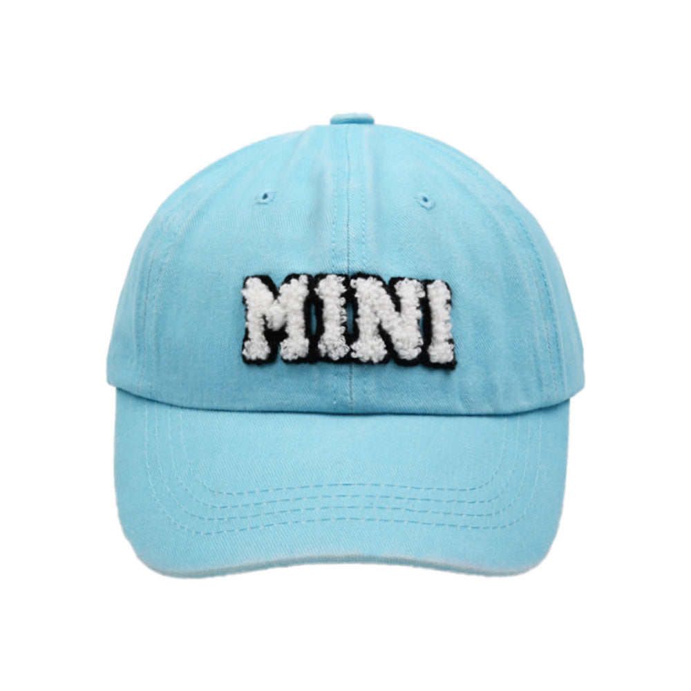 Polyester Mini Letter Kids Baseball Cap