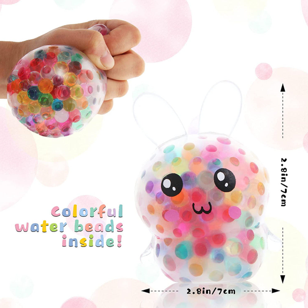 Easter Tpr Bunny Bubble Big Beads Cartoon Bunny