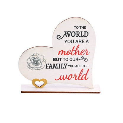 Mother's Day Wooden Handicraft Ornaments