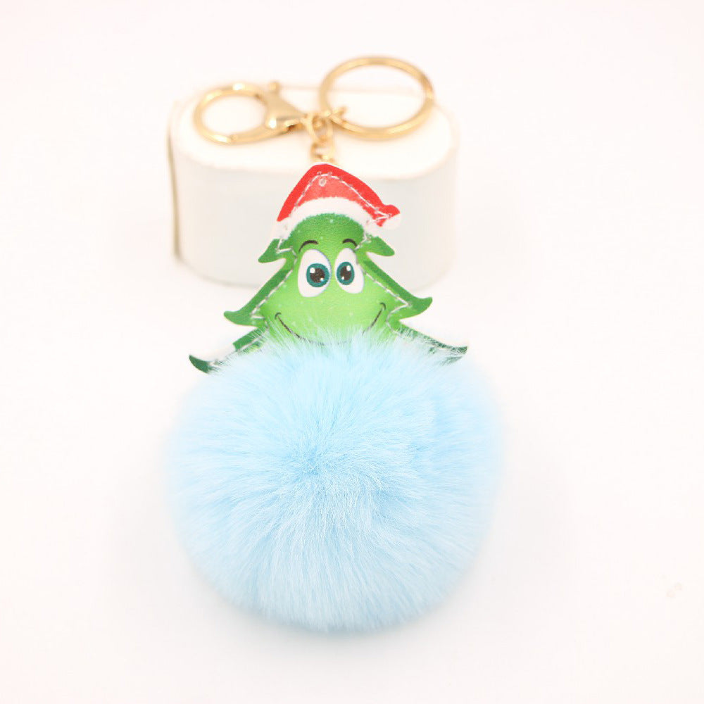 Christmas Tree Plush Keychain