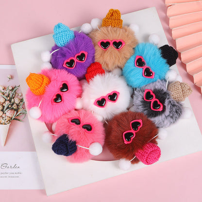 Hair Ball Elf Keychain