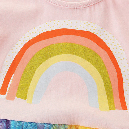 Girls Multicolored Cotton Dress Baby Clothes