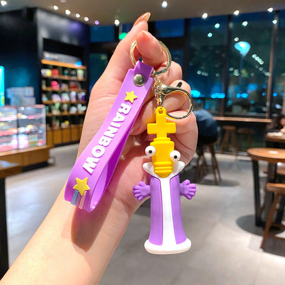 PVC Soft Glue Cute Keychain Creative Keychain