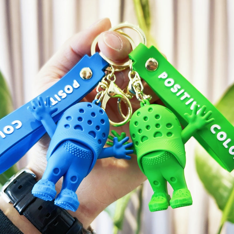 Slippers PVC Keychain