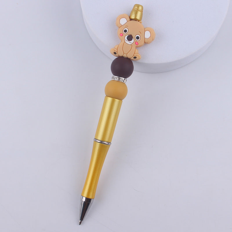 Cartoon Animal Silicone Handmade Beadable Pens