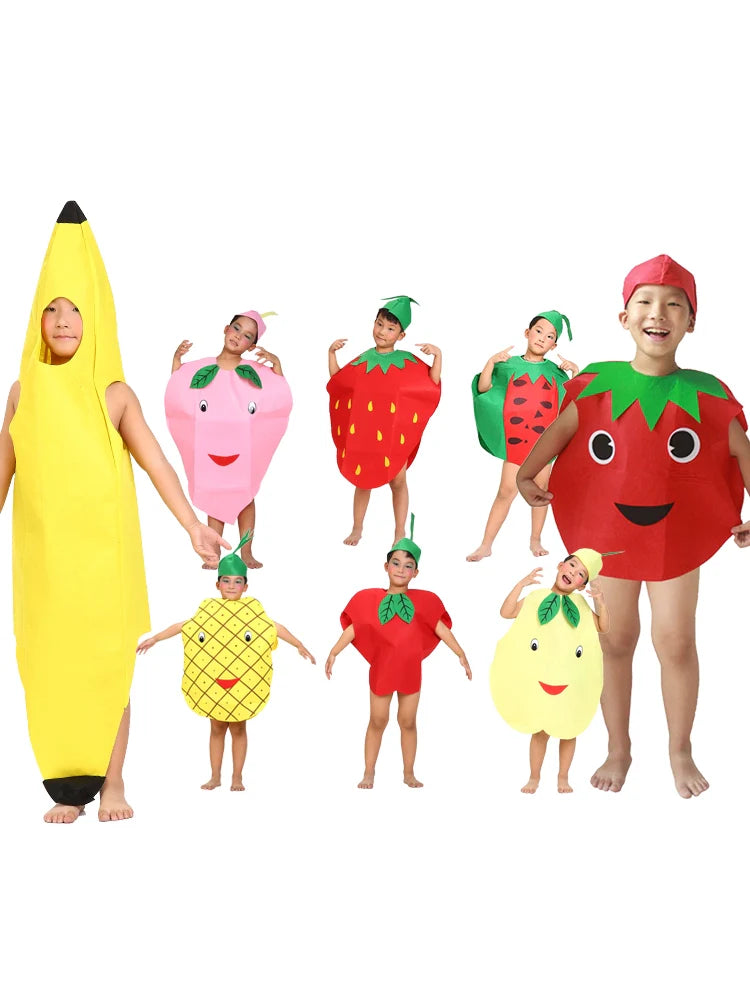 Children's Fruit and Vegetable Costume Environmental-Friendly