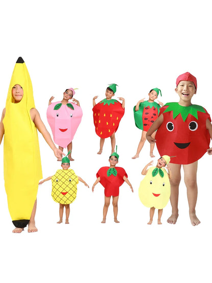 Children's Fruit and Vegetable Costume Environmental-Friendly