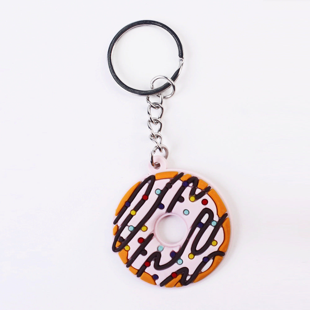 PVC Donut Keychain