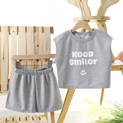 Kids Summer Sleeveless Vest Baby Clothes