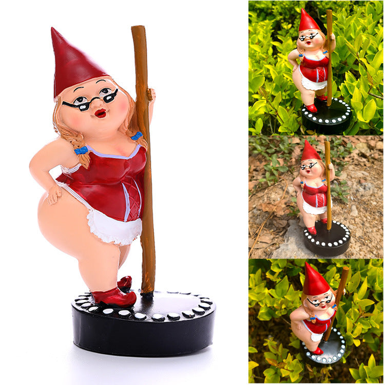 Steel Pipe Dancer Resin Ornaments