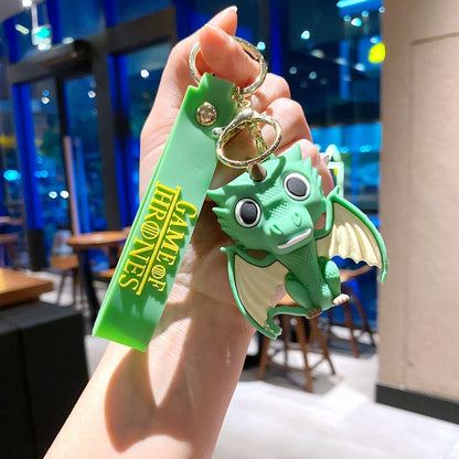 Cartoon PVC Soft Keychains Creative Keychain