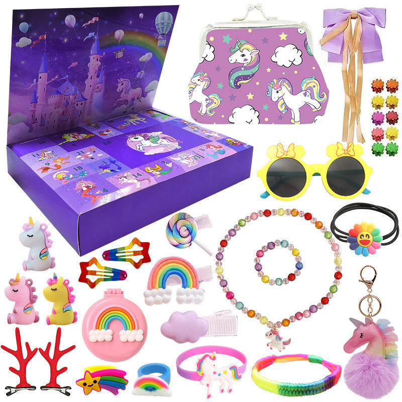 Wholesale 2023 Countdown Christmas Blind Box Plastic Stress Relief Toys