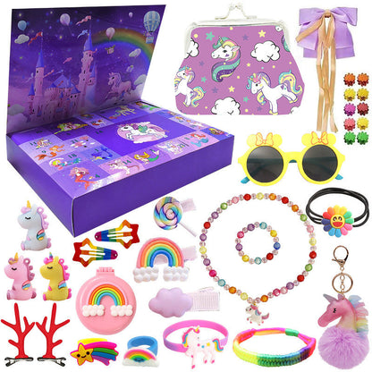 Wholesale 2023 Countdown Christmas Blind Box Plastic Stress Relief Toys