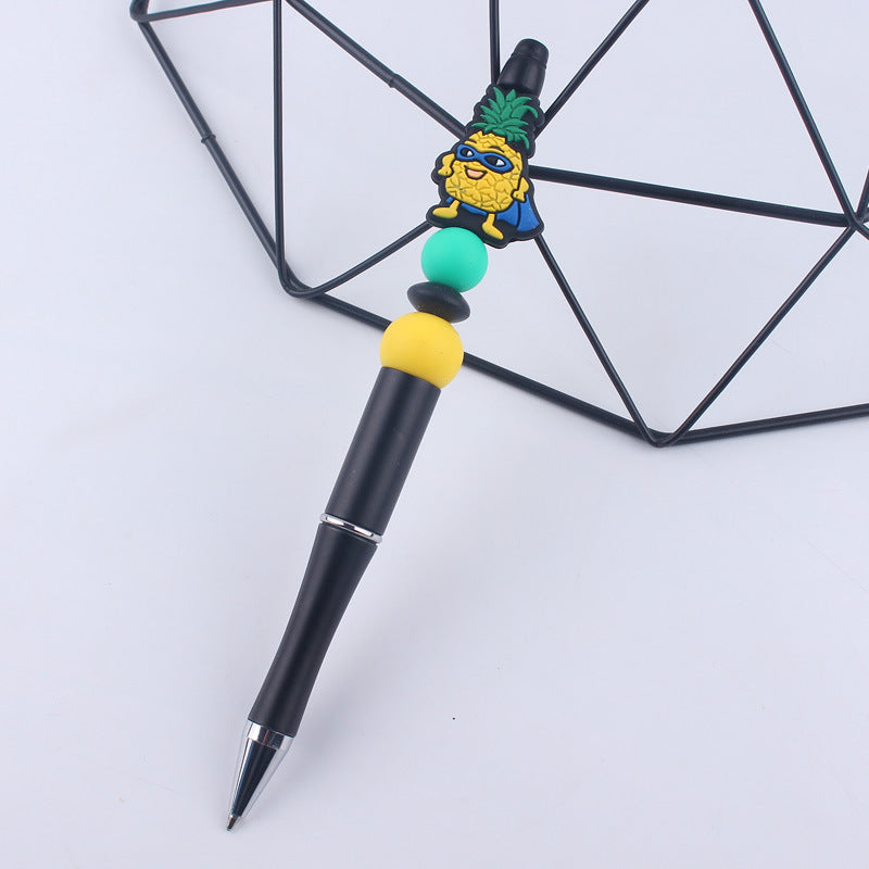 Beaded PENS Cartoon Fruit Series Silicone Handmade Beaded