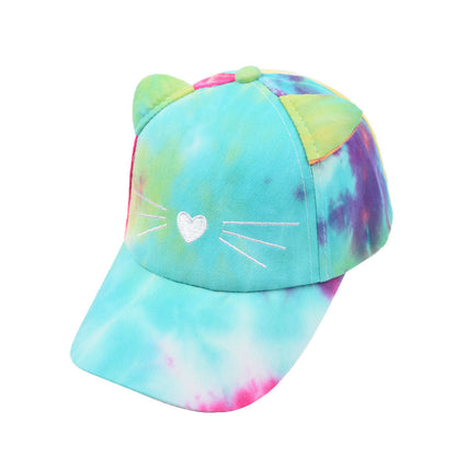 Children's Cartoon Cute Tie-dye Outdoor Baseball Cap