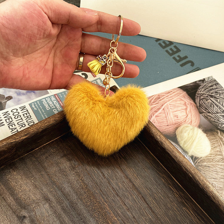 Tassel Love Plush Keychains