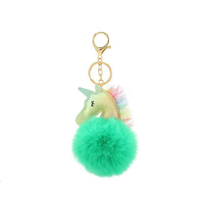 Lace Lace Lace Unicorn Plush Ball Keychains