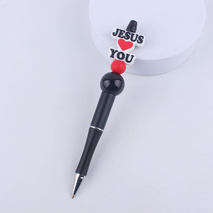Cartoon Silicone Bead Pens
