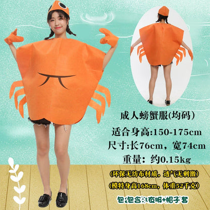 Children's Fruit and Vegetable Costume Environmental-Friendly