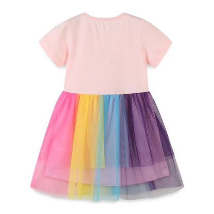 Girls Multicolored Cotton Dress Baby Clothes