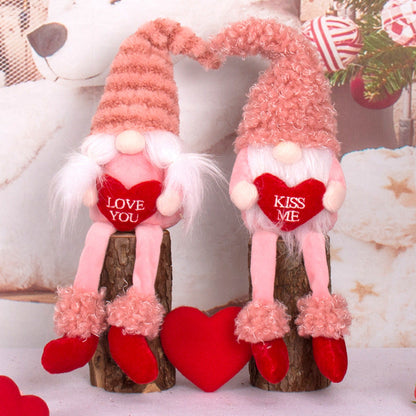 Valentine's Day Fabric Figurine Ornaments
