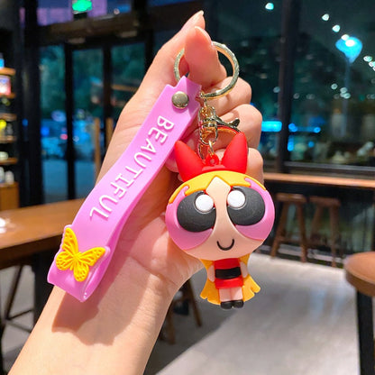 Cartoon Anime PVC Soft Glue Keychain