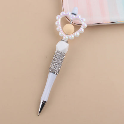 Beaded Pens Love Beaded Silicone Water Diamond Beaded