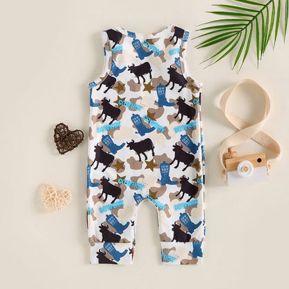 Cotton Boys Cactus Jumpsuit