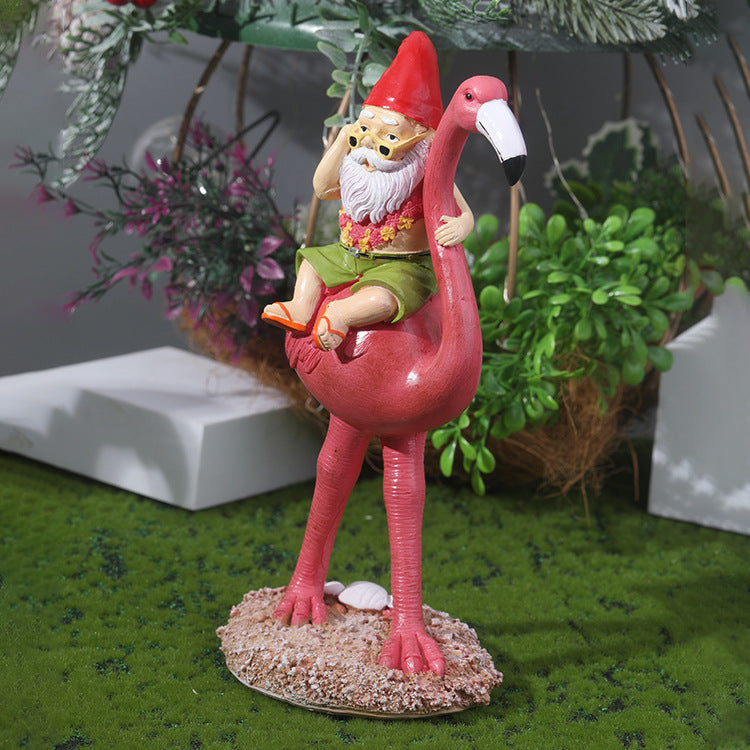 Resin Ornaments for Dwarf Flamingos
