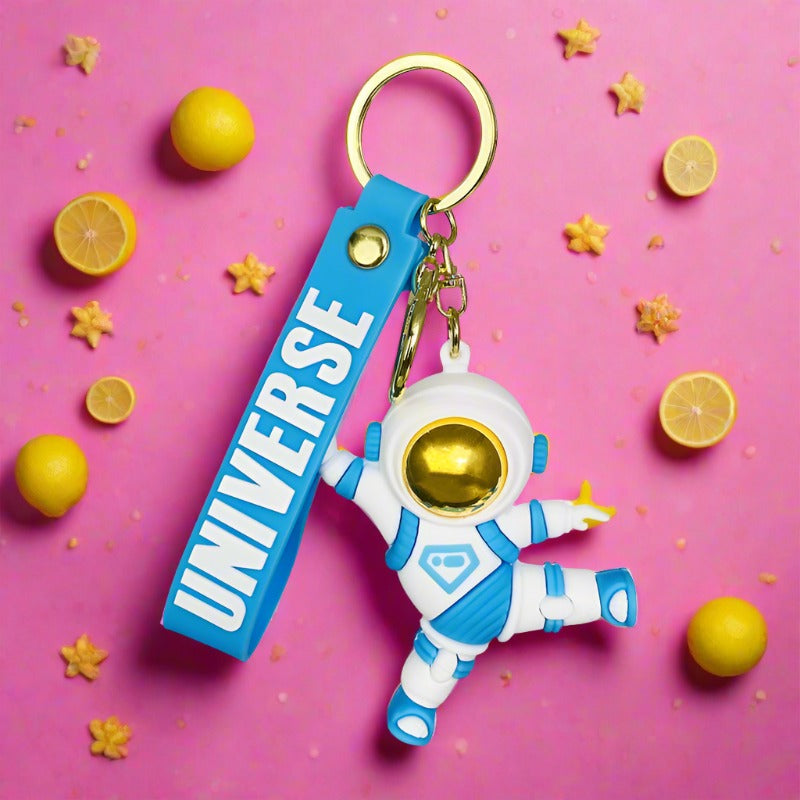 Creative Keychain Jumping Astronaut Cartoon Keychains