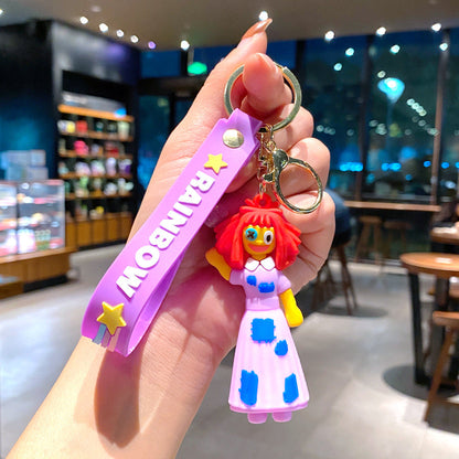 PVC Soft Glue Cute Keychain Creative Keychain