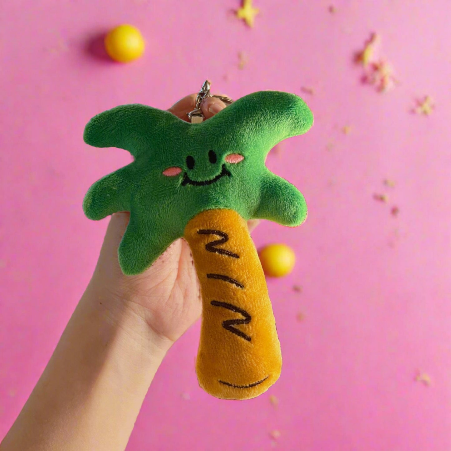 Coconut Tree Doll Doll Cartoon Plush Keychain