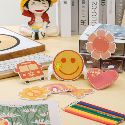 Cartoon Cute Alien Shaped Sticky Notes