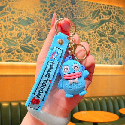 Cartoon Fish Silicone Keychain Cute Keychain