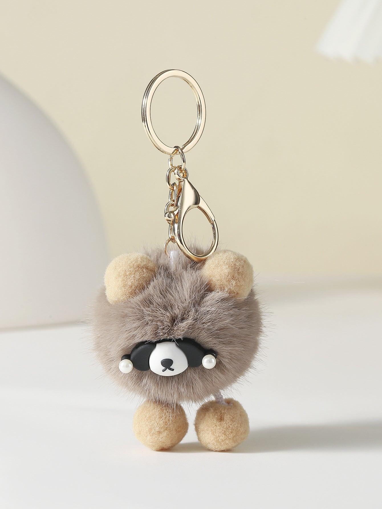 Cartoon Cute Plush Bear Keychain