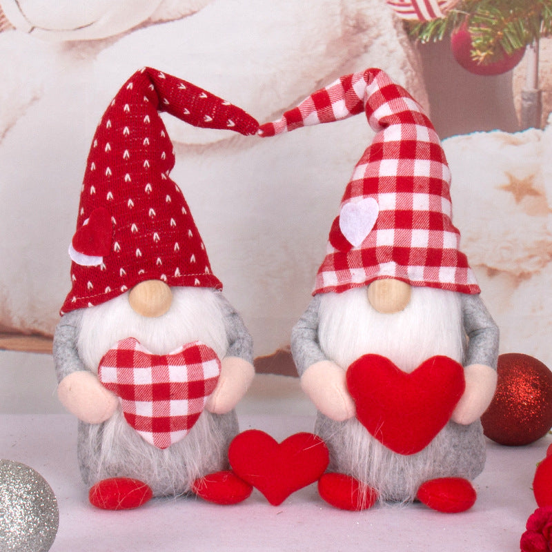 Valentine's Day Love Fabric Figurine Ornaments