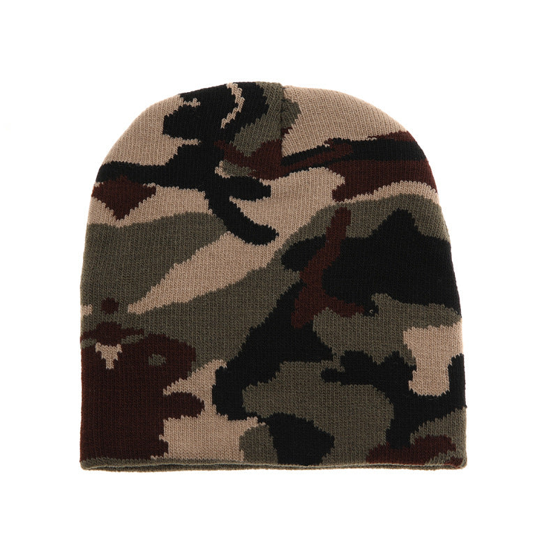 Wholesale Children's Warm Hat Fur Ball Christmas Tree Jacquard Knitted Hat