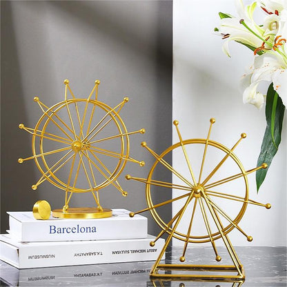 Rotating Ferris Wheel Iron Ornaments