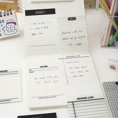 Transparent Material Mesh Translucent Sticky Notes