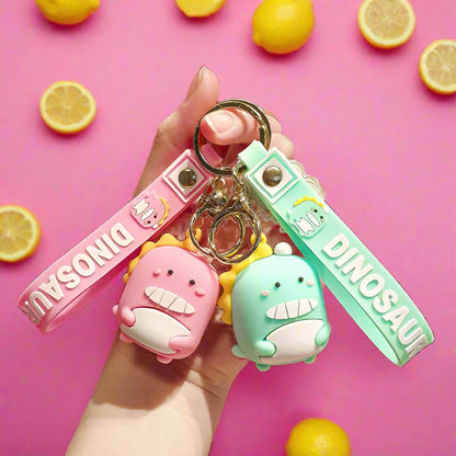 Cartoon Dinosaur PVC Keychain