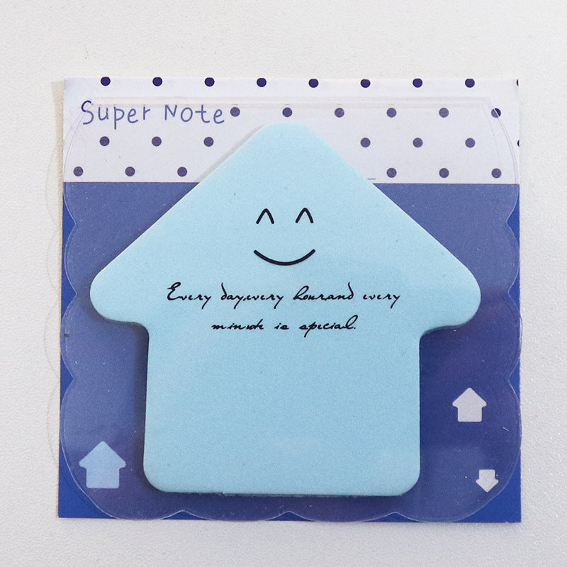 Shaped Fluorescent Note Stickers, Cartoon Paper Convenience Stickers