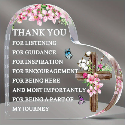 Transparent and Caring Acrylic Ornaments for Mother's