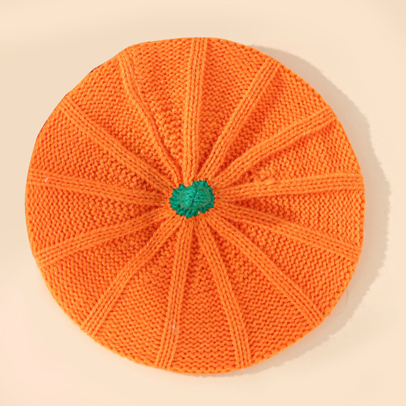 Parent-child Hats Halloween Pumpkin Acrylic Beret Knitted Hats