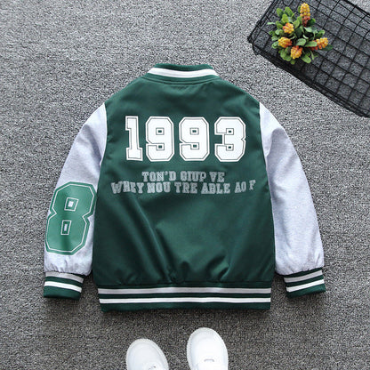 Wholesale Casual Spring and Autumn Jacket Polyester Baby Clothes