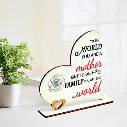 Mother's Day Wooden Handicraft Ornaments